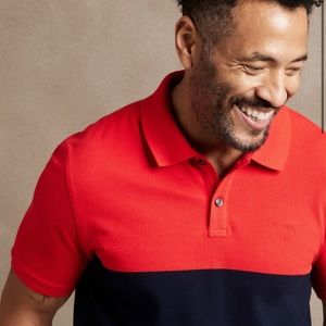 Banana Republic Mariner Pique Polo Shirt